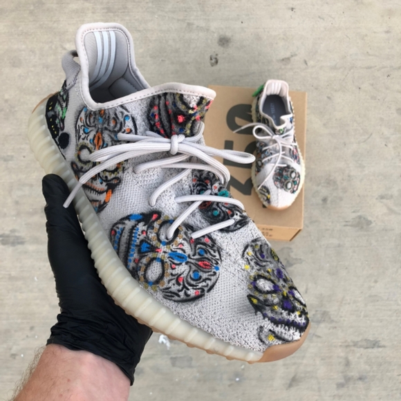 custom painted yeezys